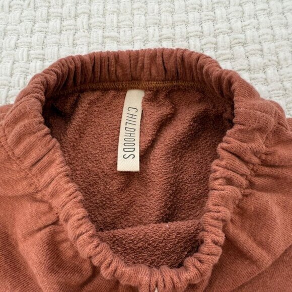 Childhoods Brown Raw Trim Shorts - Picture 5 of 7